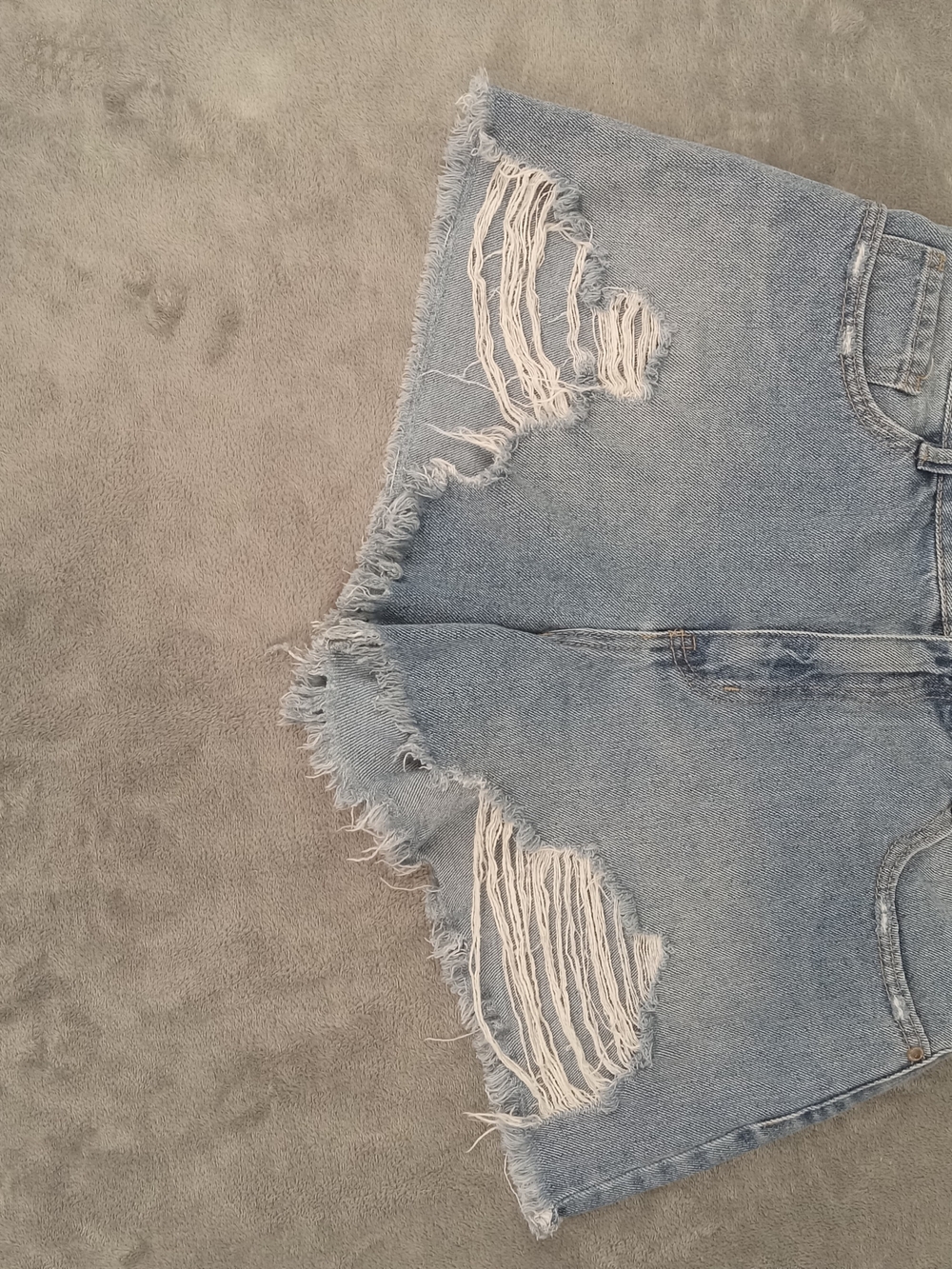 Happily Grey Women’s Light Blue Jeans Shorts Size 11/3 - Picture 11 of 13